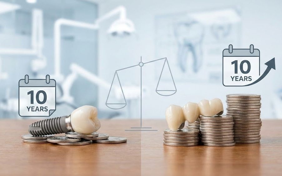 Single Implant vs. Bridge: Which Costs More Over 10 Years? (We Did the Math)